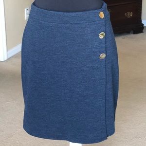 Loft Skirt With Gold Buttons 8P